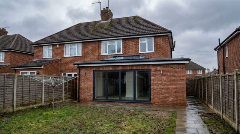 Brick-built rear extension by Grand Innovations