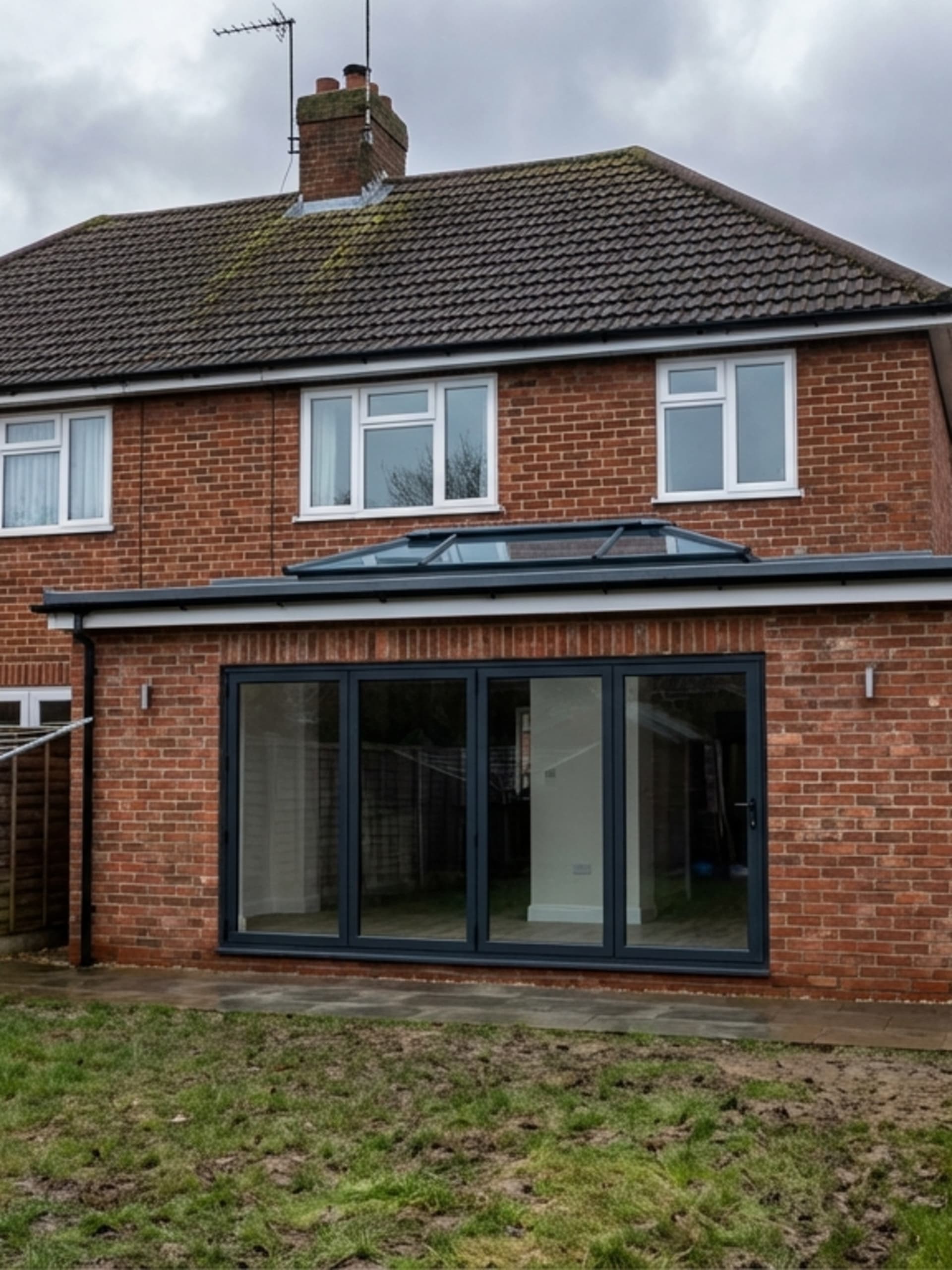 Completed rear extension exterior